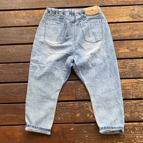 One teaspoon kingpins baggie fit drop crotch jeans shabby hendrix elastic draw - Picture 5 of 7